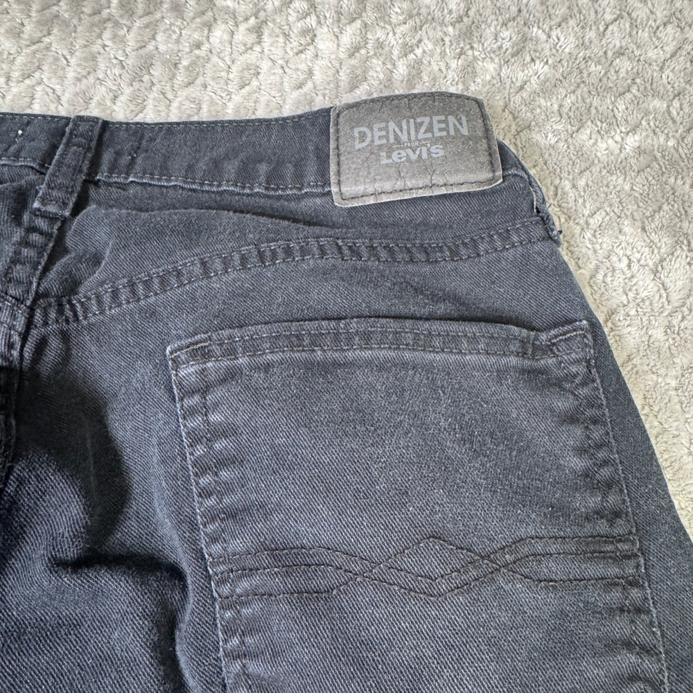 Denizen from Levis 285 Relaxed Fit Black Jeans Mens 30x30 Casual Denim Pants - Picture 9 of 12